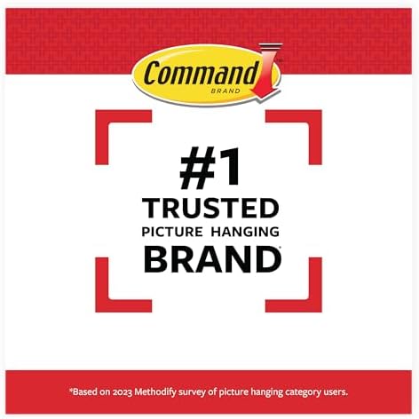 Command 15 lb Large Picture Hanging Strips 28 Pairs (56 Strips), Damage-Free Hanging Picture Hangers, No Tools Wall Hanger for Home Decor, White Adhesive - Image 6