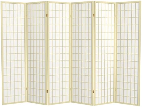 Red Lantern 6 ft. Tall Window Pane - Special Edition - Ivory - 6 Panels by RedLantern
