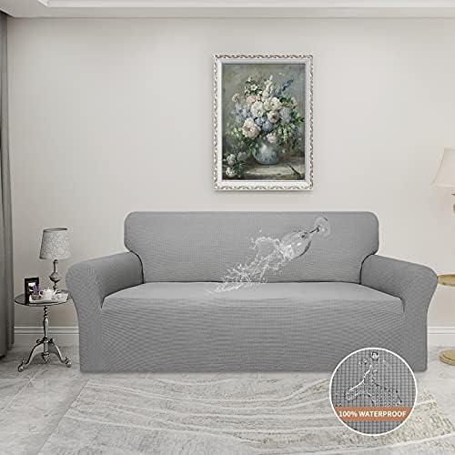 Easy-Going 100% Waterproof Couch Cover, 3 Cushion Couch Slipcover for Sofa - Image 2