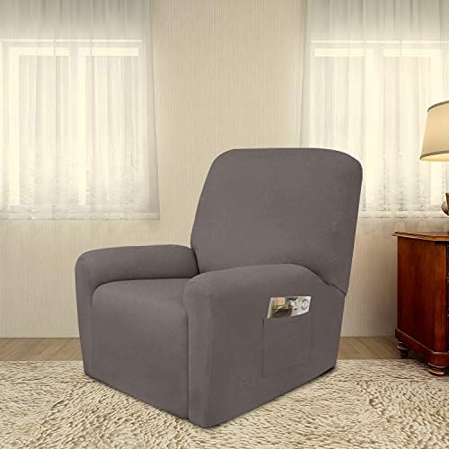 PureFit Stretc Recliner Chair Covers Fleece Soft Couch Covers for Sofa - Image 2