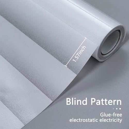 Window Privacy Film Blinds with Tools, Blinds, 29.6" x 118.1" - Image 3