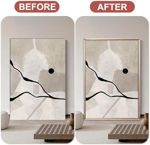 Lunghaa Peel and Stick Brushed Gold Finish Molding Trim, 196.8" x 0.31" Flexible Decoration Strip for Wall, Tile Edge, Mirror, Cabinet, Furniture and DIY Home Decor - Image 3