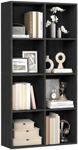 VASAGLE Bookshelf, 8 Cubes Storage Organizer, 25.7 x 9.4 x 51 Inches by Unknown