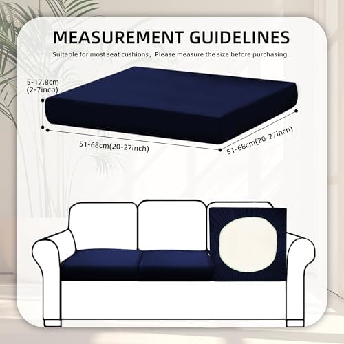 8 Pcs Outdoor Cushion Covers, Patio Sofa Cushion Covers Replacement - Image 2