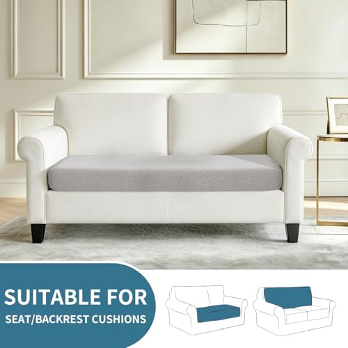 XINEAGE 4 Piece Stretch Couch Cushion Covers Individual Sofa Slipcovers - Image 2