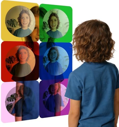 6 Pcs Sensory Wall Bubble Mirrors for Kindergarten Sensory Room by SUNYIWJIE