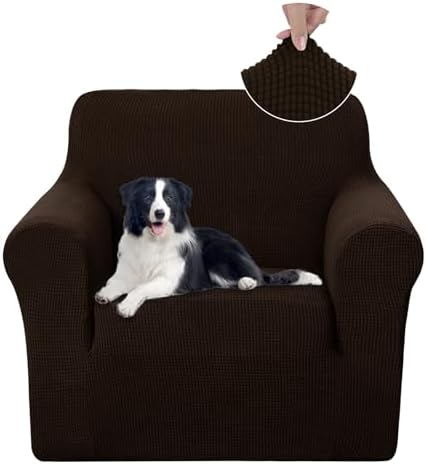 U-NICE HOME Stretch Recliner Chair Cover Armchair Slipcover, Chocolate by U-NICEHOME