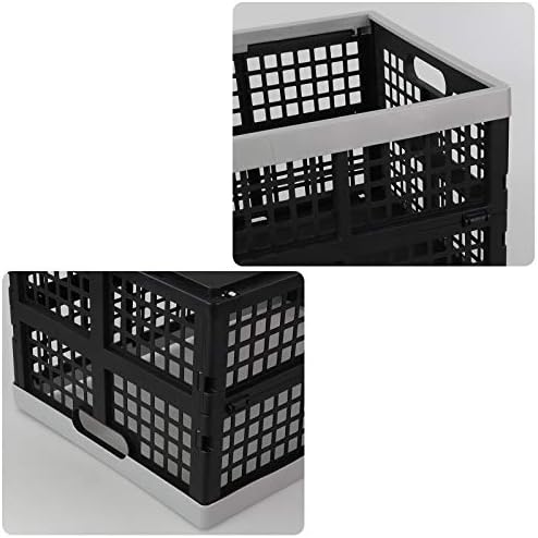 Vababa 42 L Stackable Collapsible Storage Crate, 3-Pack Storage Basket - Image 2