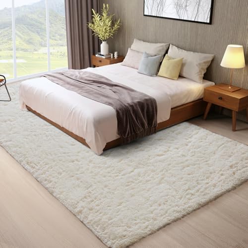 Ophanie Area Rugs for Bedroom Living Room,Ivory,Rectangular,7'x9' - Image 5