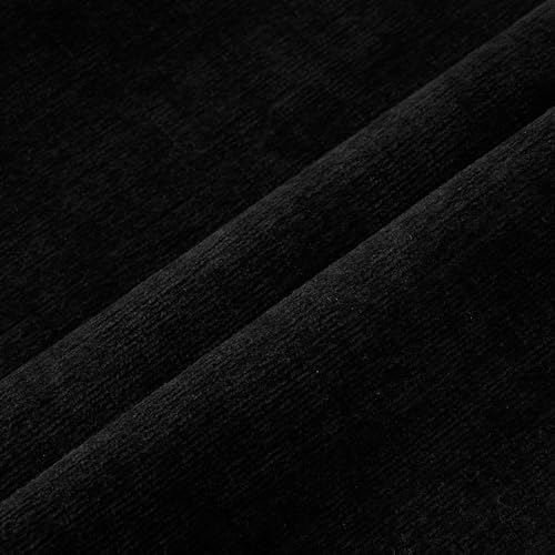 MIULEE Black Chenille Couch Lumbar Throw Pillow Covers, 12x20 - Image 6