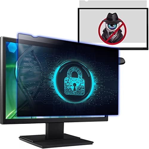 Computer Privacy Screen Filter for 23 Inch 16:9 Aspect Ratio Monitor by Izmapaic