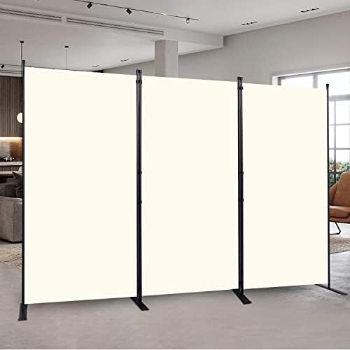 Room Divider 3 Panel-102''Wide,6FT Room Dividers and Folding Privacy Screen by HOMSCREENER