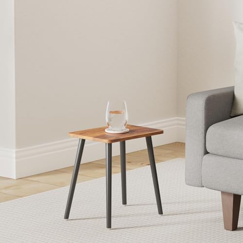 FORAOFUR Side Table, Rectangular Wooden Small End Table, Small Accent Table for Living Room, Bedroom and Balcony, Modern Side Tables for Spaces Home Decor, Easy Assembly - Image 2