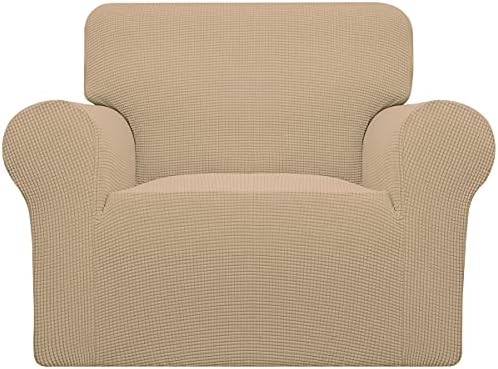 Easy-Going Stretch Chair Slipcover with Arm Washable Sand by Easy-Going
