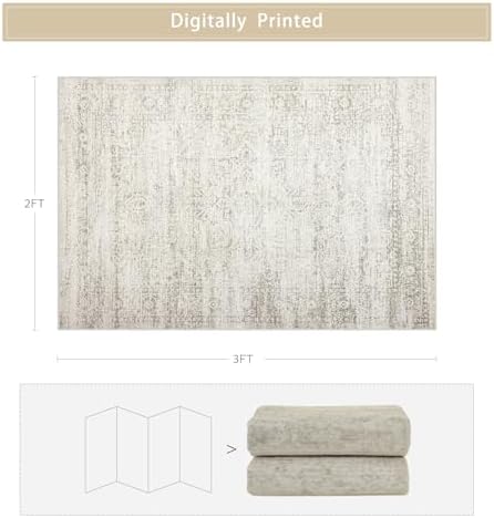 Small Washable Rugs 2x3 Entryway Area Rugs for Kitchen,Bathroom,Bedroom - Image 2