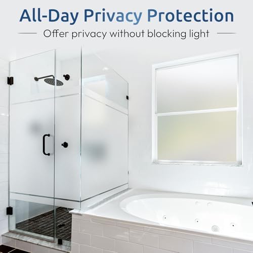 rabbitgoo Window Privacy Film with Tools, Pure, 35.4" x 78.7" - Image 3