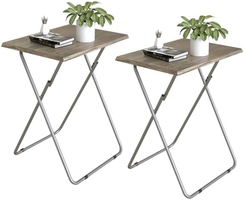 Garden 4 you TV Tray Table TV Dinner Tray Set of 2,Eating Trays (3D,2PCS) by Garden4you