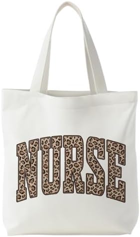 Nurse Canvas Tote Bag, Nurse Appreciation Gifts, Nursing School Gift Reusable Shopping Grocery Bags by Unknown