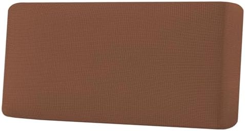 H.VERSAILTEX Super Stretch Individual Seat Cushion Covers Sofa Covers Couch Cushion Covers Slipcover Sets Thick Jacquard Textured Twill Fabric (1 Piece Sofa Cushion Cover, Caramel) by HVERSAILTEX