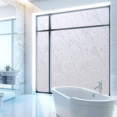 Niviy Window Privacy Film Decorative Static Cling Non-Adhesive, 41.2"x157.4" - Image 5