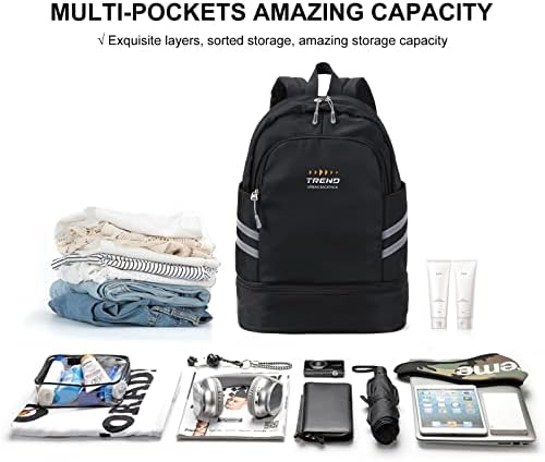 SYCNB Gym Backpack for Women with Shoes Compartment,Sports Backpack - Image 2