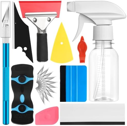 DIYSELF 20 Pcs Car Window Tint Kit with Squeegee and Tinting Tools by DIYSELF