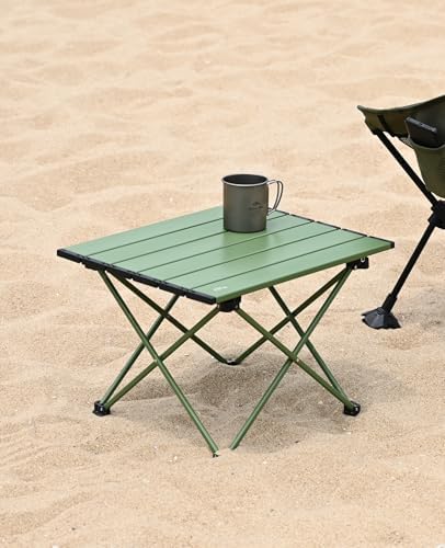iClimb Ultralight Compact Camping Folding Table (Green - S) - Image 6