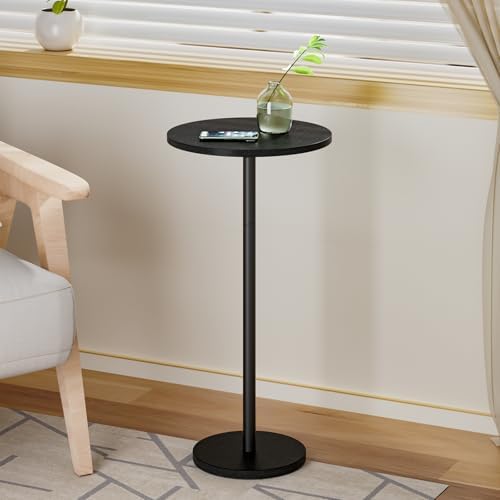 Small Round Side Table, Drink Table for Living Room by NOVIMANGO