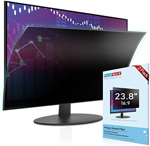 FILMEXT 2 Pack 23.8 inch Computer Privacy Screen Filter by FILMEXT