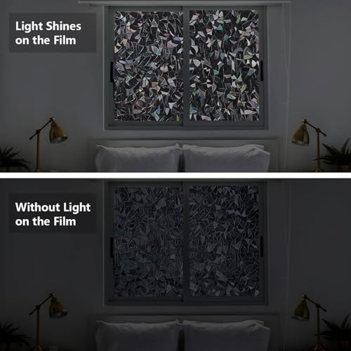 LEMON CLOUD Blackout Window Privacy Film with Tools, 17.5″ x 157.4″ - Image 5