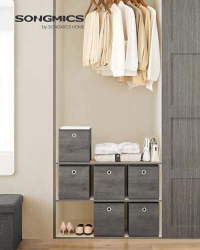 SONGMICS Storage Cubes, Set of 6, 11-Inch Foldable Closet Organizers - Image 2