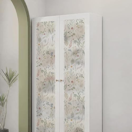 Dimoon 17.3" x 197" Window Privacy Film Stained Glass Floral Film for Home Rainbow Effect See Out Decorative Frosted Window Film Static Cling Stickers Kitchen Bathroom - Image 6