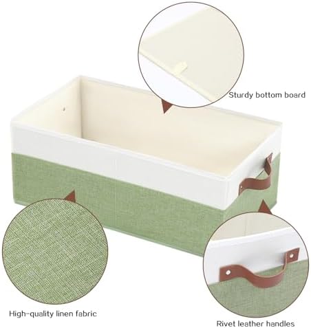 3 Pack Large Capacity Storage Bins Closet Organizer for Shelves - Image 4
