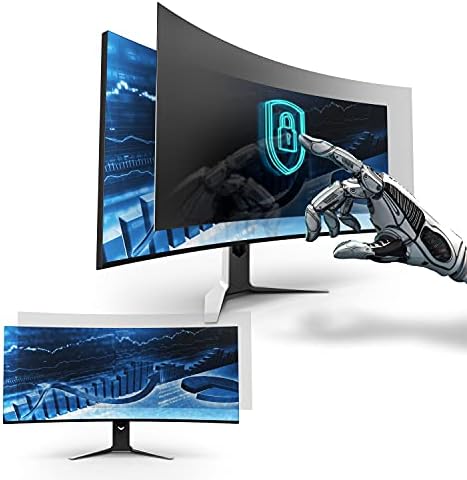 Privacy Screen Filter for 35 Inches Desktop Computer Widescreen Monitor, Aspect Ratio 21:9 by EZProScreenProtector