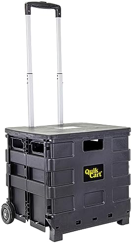 dbest Products Quik Cart Sport Collapsible Rolling Crate on Wheels - Black by dbestproductsInc