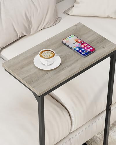 TUTOTAK C Shaped End Table Set of 2, 28.7 inch Tall Couch Small Side Table - Image 5