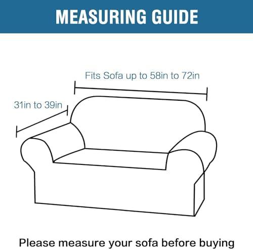 H.VERSAILTEX Stretch Velvet Loveseat Covers for 2 Cushion Couch Covers for Living Room Sofa Covers Slipcovers with Non Slip Straps Bottom, Ultra Thick Comfy Velour (Width 58"-72", Christmas Green) - Image 2