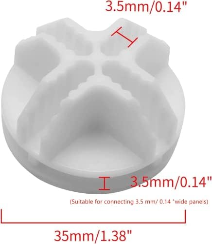 30 Pcs Wire Cube Connectors for Modular Storage Shelving (White) - Image 4
