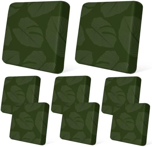 8Pcs Patio Cushion Covers Stretch Outdoor Furniture Protector Slipcovers by pickyNproud