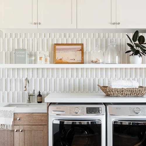 Vamos Tile Peel and Stick Backsplash Seamless Tile,1-Sheet Stick on Backsplash for Kitchen,Dolomite Gray and White+Light Gold Metal Self Adhesive PVC Tiles（Sample） - Image 5