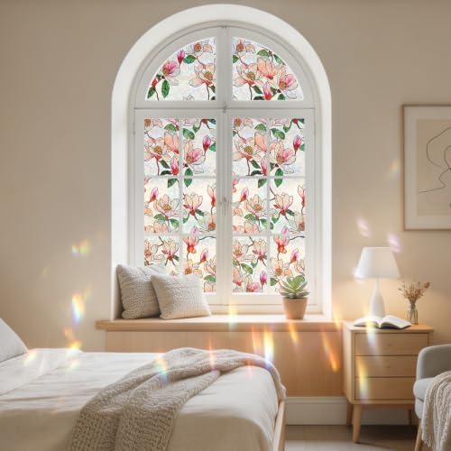 NINETREX Window Privacy Film, Stained Glass Static Clings, 17.5"x157.4" - Image 4