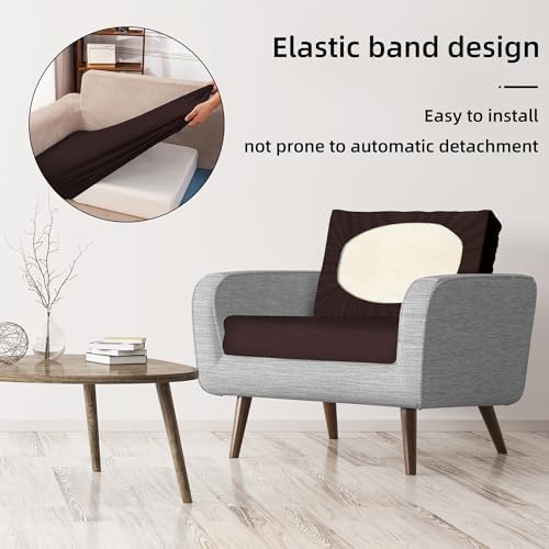 8 Pcs Outdoor Cushion Covers, Patio Sofa Cushion Covers Replacement - Image 6