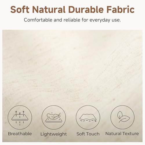 StorageWorks Closet Storage Bins, Beige(NaturWeave Fabric), Extra Large - Image 5