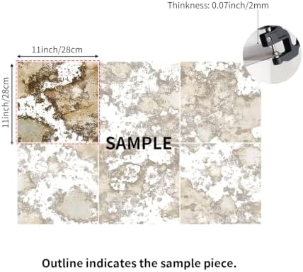 LiveInUrban Acrylic Antique Mirror Wall Panels, Humidity Wall - Image 2