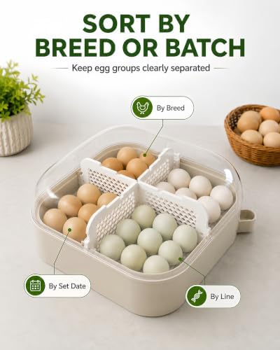 Incubator Divider Compatible with Maticoopx 20, Modular Egg Separator - Image 3