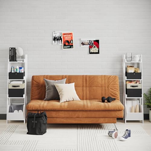 RiverRidge Two-Tone Folding Storage Bins - 2-pack of 10in Tall Black Cubes - Image 3