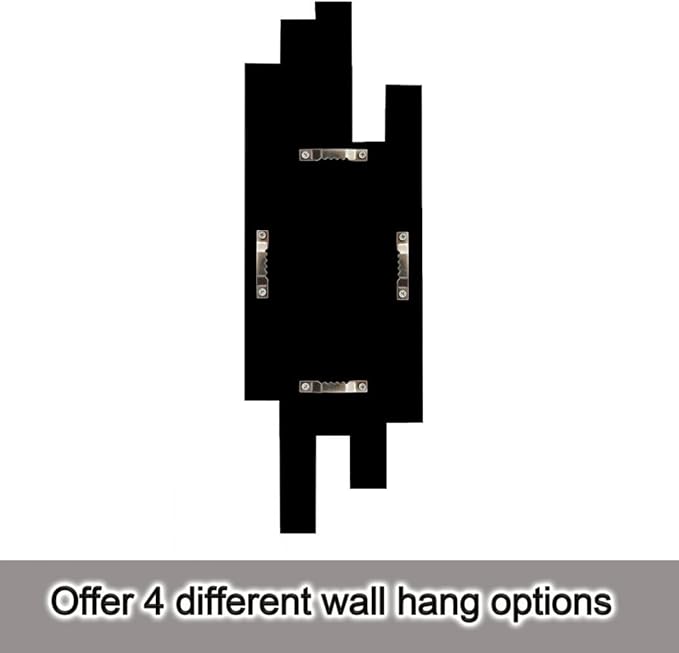 Artisan Set of 4 Silver Beveled Wall Decor Mirrors - 24x8 Inch Each, Creative Combination Design for Modern & Farmhouse Home Decor, Shatter-Resistant Glass with Wood Backing - Image 7