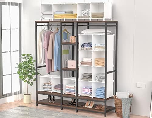 HOMIDEC Closet Organizers and Storage, 12 Cube Storage Organizer, White - Image 4