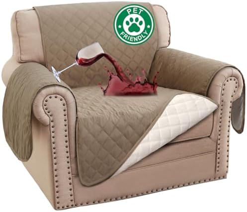 Turquoize 100% Waterproof Chair Covers Couch Covers for Dogs, Chair 23" by Turquoize