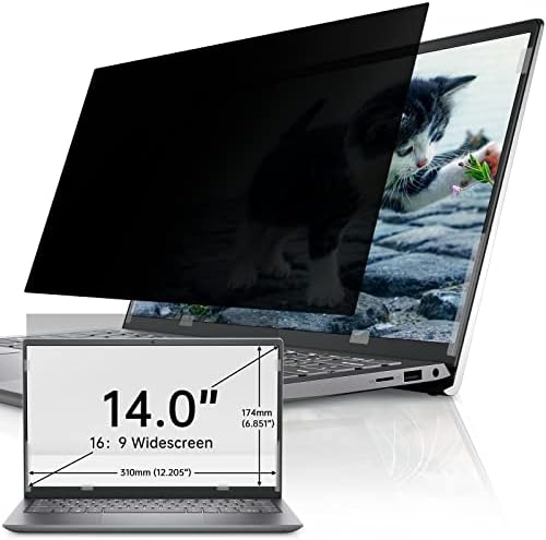 IPROKKO Laptop Privacy Screen 14 Inch 16:9 Aspect Ratio Computer by IPROKKO